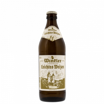 Winkler Hefe-Weissbier Leicht - Flasche 0,5 Ltr. 