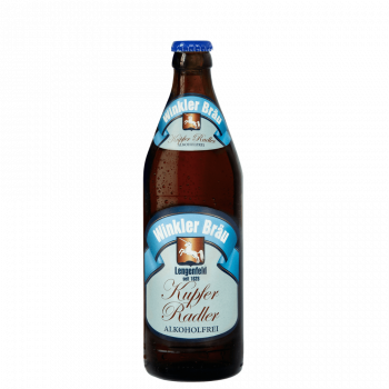 Winkler Bräu Lengenfeld Kupfer Radler alkoholfrei - Flasche 1x 0,5 Ltr.