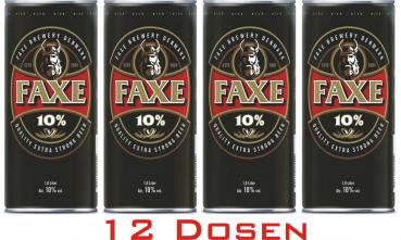 FAXE EXTRA STRONG BEER ... 12x 1 Ltr.