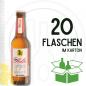 Preview: Bruckmüller kleines Helles 20 x 0,33 l Mehrweg Langhals Glasflaschen