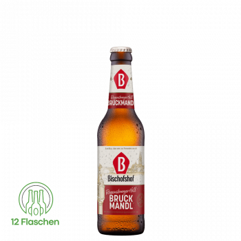 Bischofshof Bruckmandl Hell - Pack 12x 0,33 Ltr. 