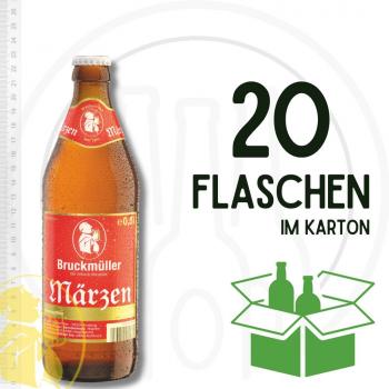 Bruckmüller Märzen 20 x 0,5 l Mehrweg Euro-Glasflaschen