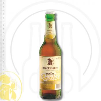 Bruckmüller dunkles Radler - Flasche 0,33 Ltr. 