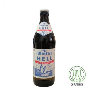 Winkler Hell alkoholfrei 20 x 0,5 l Mehrweg Euro-Glasflaschen