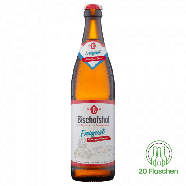 Bischofshof Freigeist Alkoholfreies Zwickl - Kiste 20x 0,5 Ltr. 