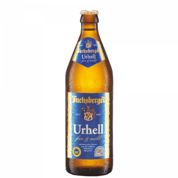 Fuchsberger Urhell - Flasche 0,5 Ltr. 