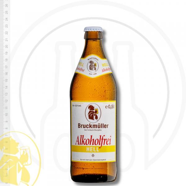 Bruckmüller alkoholfrei Hell 0,5 l Mehrweg Euro-Glasflasche